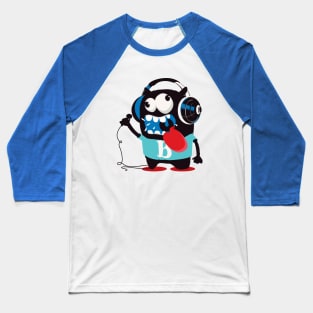 Crazy DJ Baseball T-Shirt